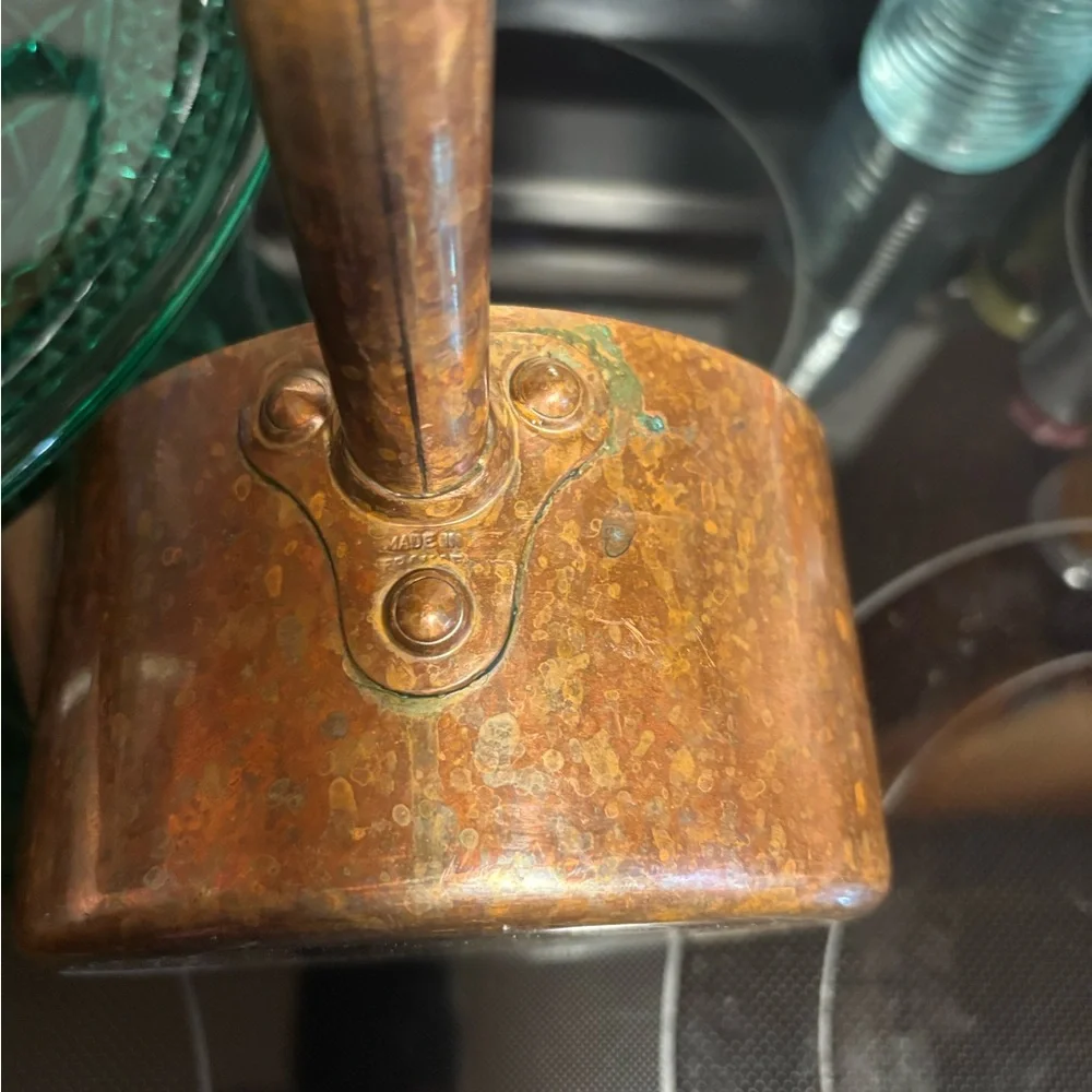 Williams Sonoma Rustic Copper Sugar Pot